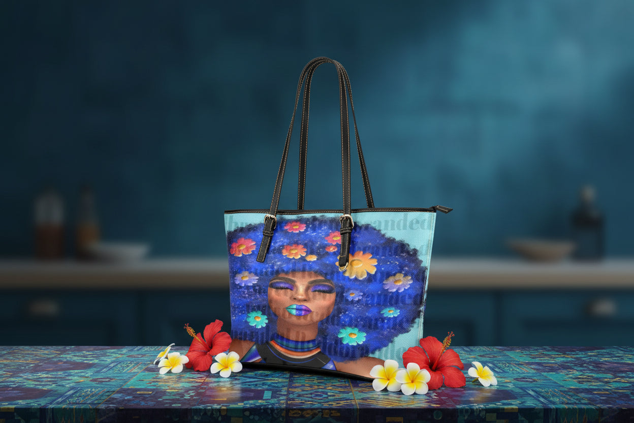 Blue Lip Queen Purse