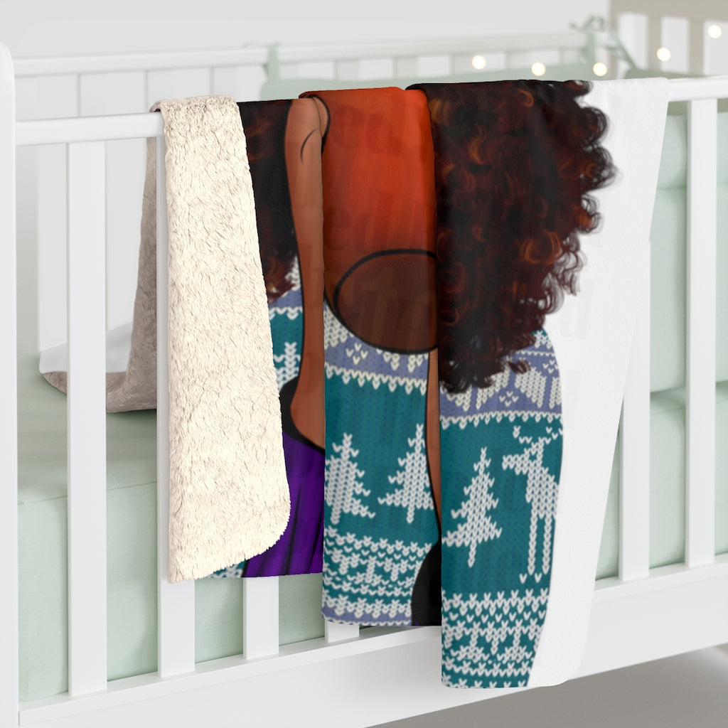 Eve Xmas Fleece Blanket
