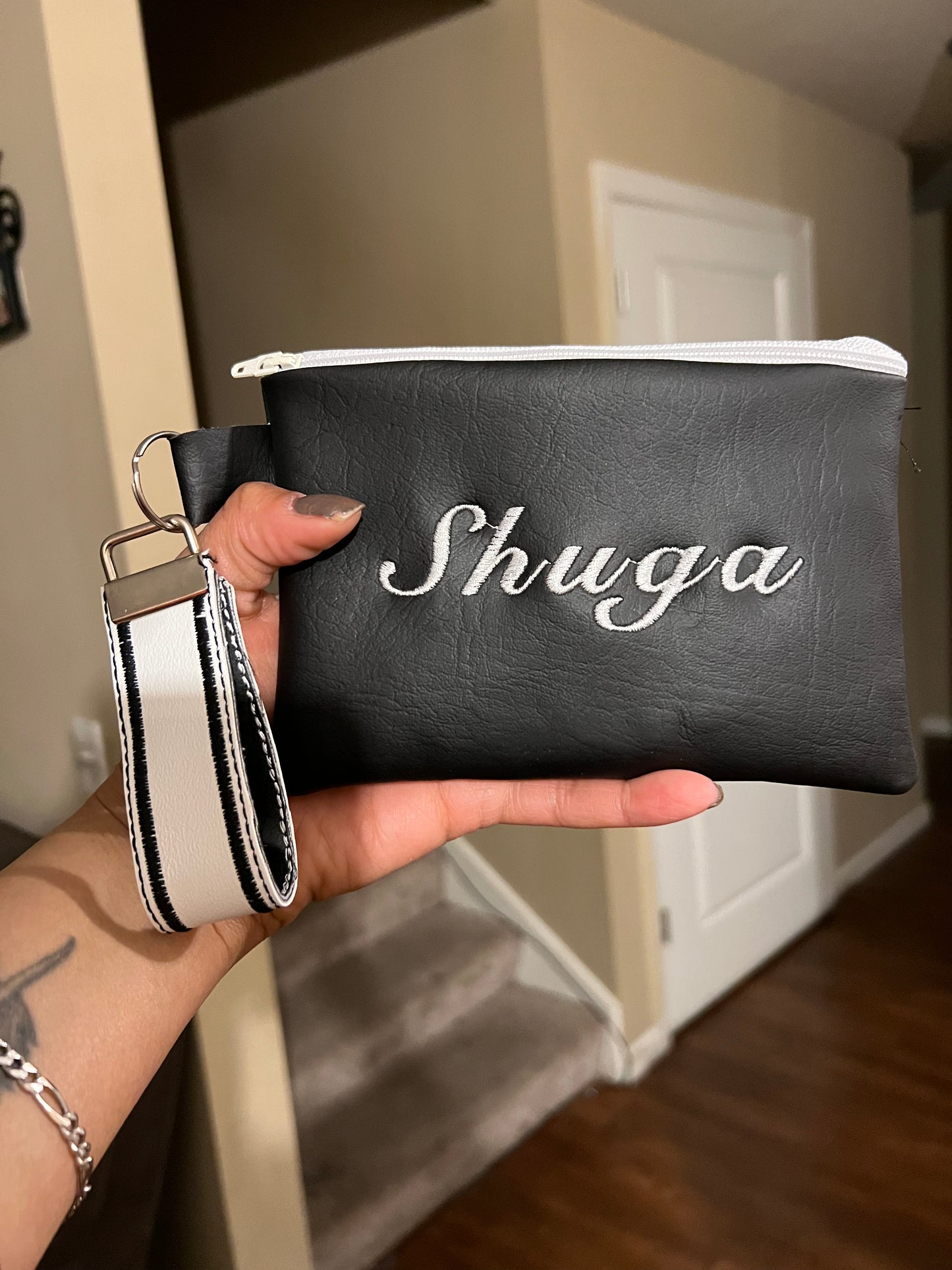 Custom Embroidered Wristlet