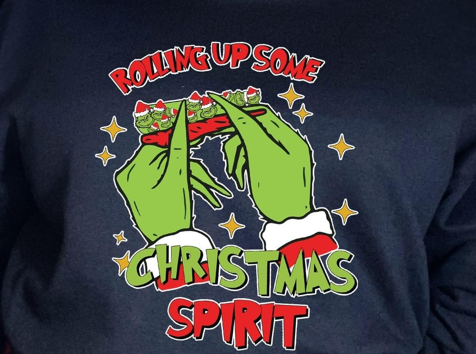 Rolling up Xmas Spirit