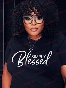 Simply Blessed (Various Color Shirts)