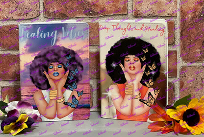 Black Butterfly Journal - Ruled Line