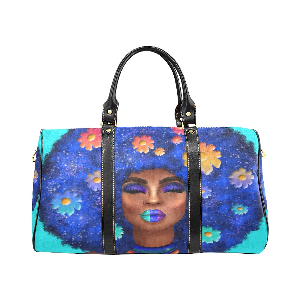 Blue Lip Queen Travel Bag