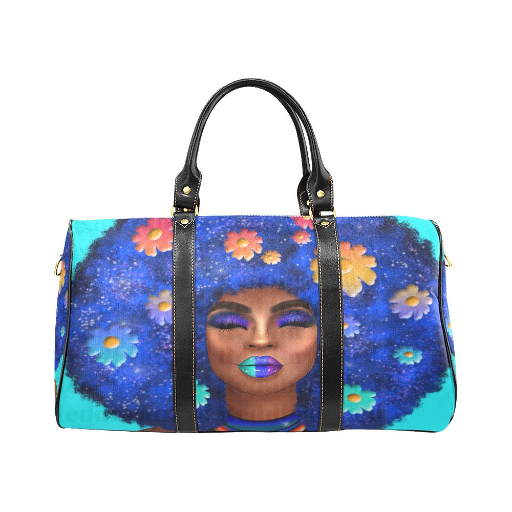 Blue Lip Queen Travel Bag