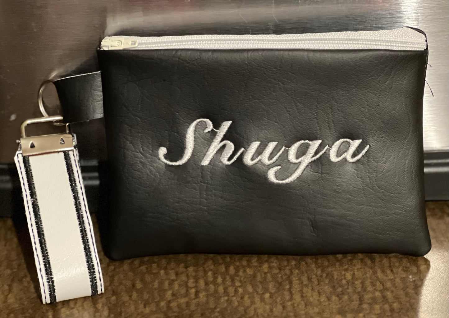 Custom Embroidered Wristlet