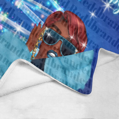 Merry Christmas Blue baby Ultra-Soft Micro Fleece Blanket 40"x50"