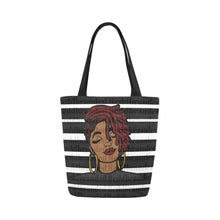Load image into Gallery viewer, Red Dread Bag Canvas Tote Bag (Model 1657)
