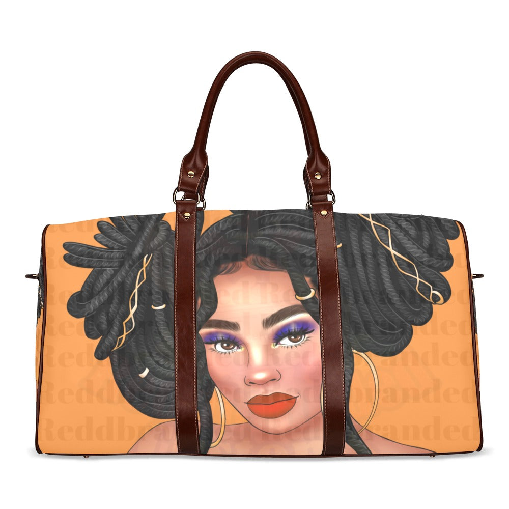 Orange Travel Tote