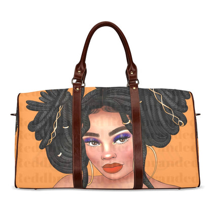 Orange Travel Tote