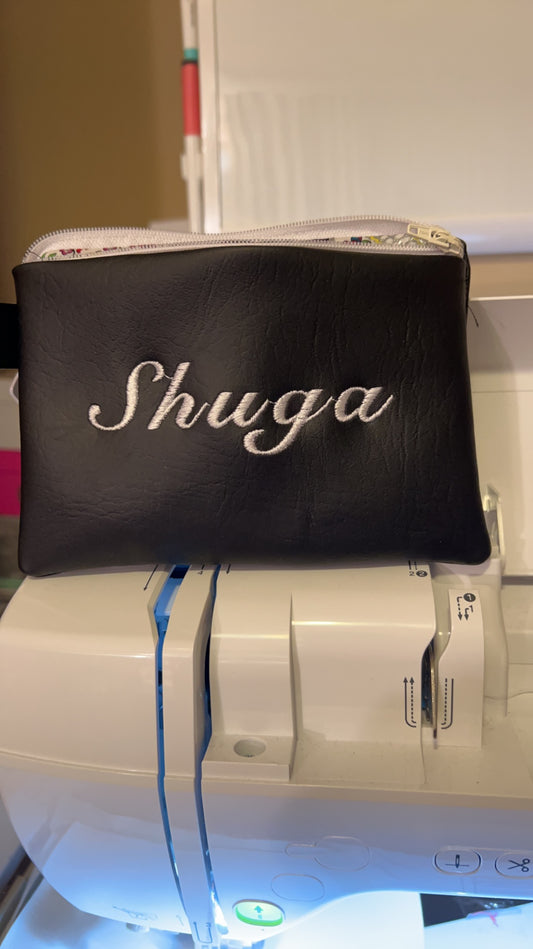 Custom Embroidered Wristlet