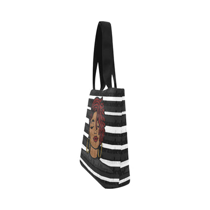 Red Dread Bag Canvas Tote Bag (Model 1657)