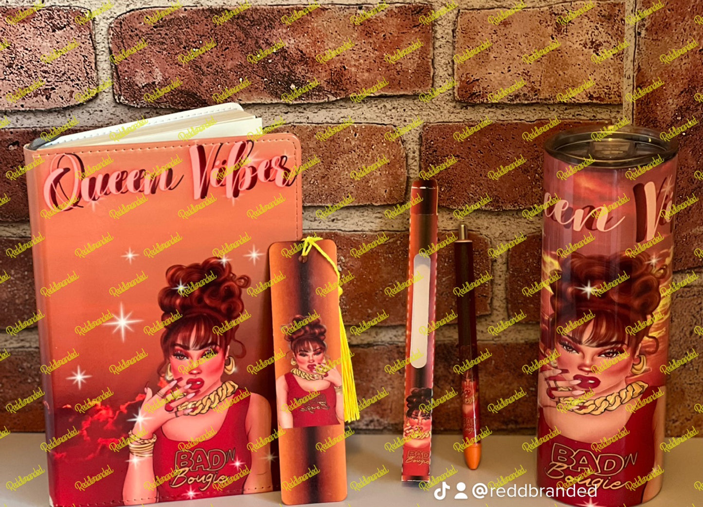 Journal Sets with Pen, Tumbler, Bookmark and lunch tote