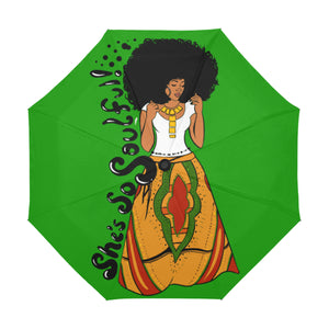 Soulful Green Umbrella