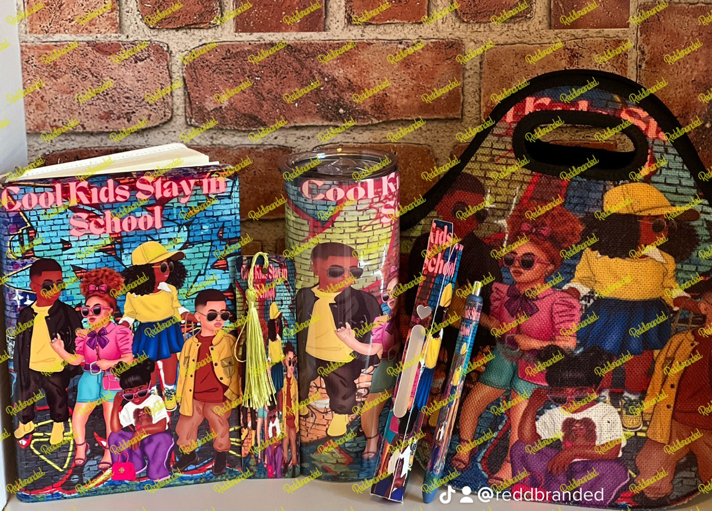 Journal Sets with Pen, Tumbler, Bookmark and lunch tote