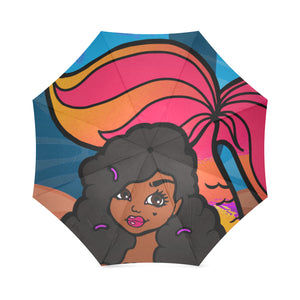 Mermaid Foldable Umbrella