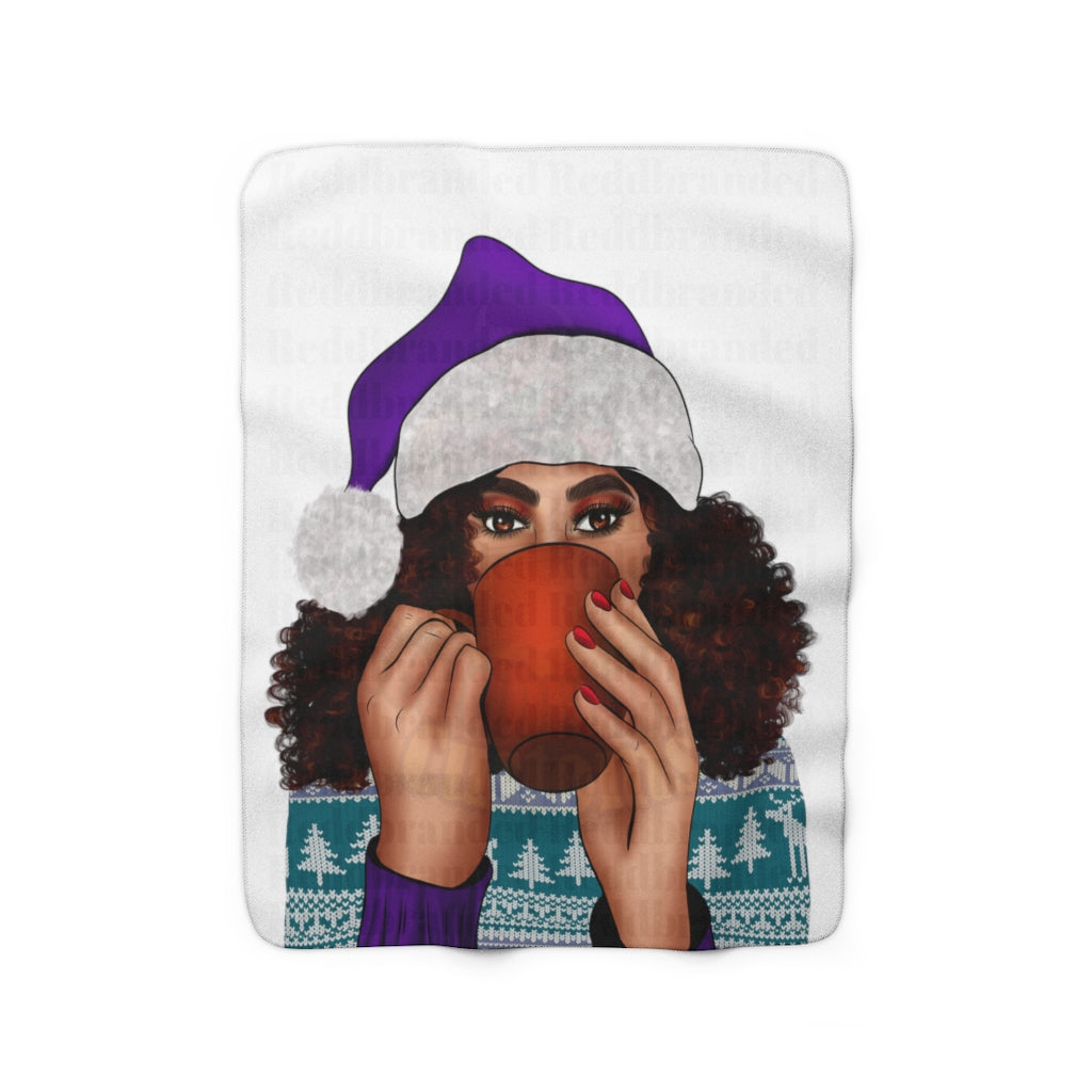Eve Xmas Fleece Blanket