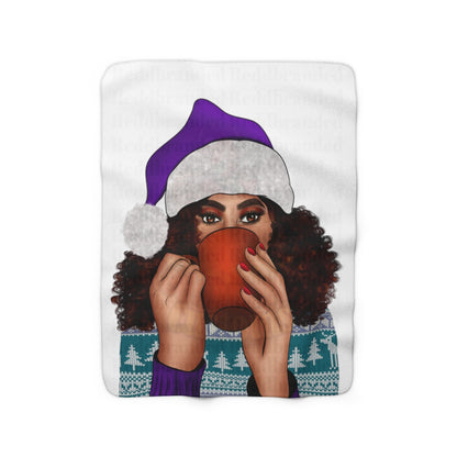 Eve Xmas Fleece Blanket