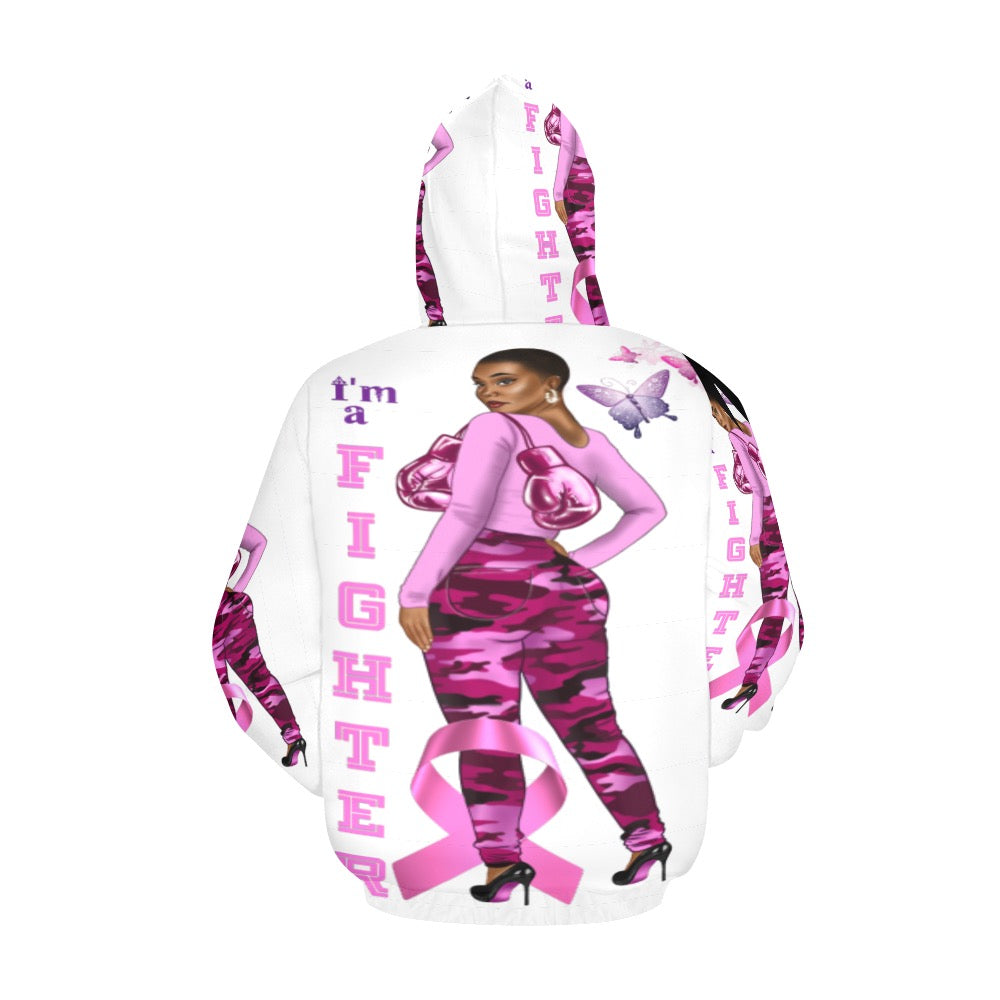 BC I am a figter White Hoodie