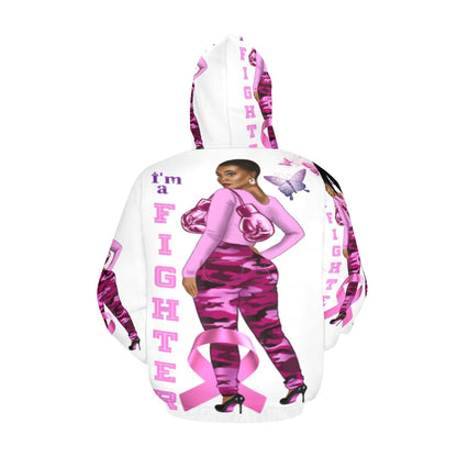 BC I am a figter White Hoodie