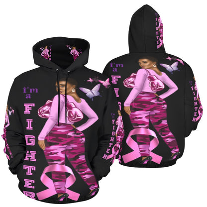 BC I am a fighter Black Hoodie