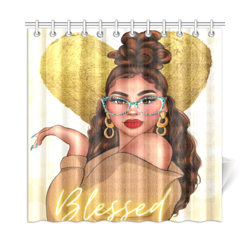 Blessed Shower Curtain