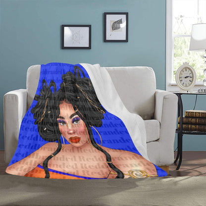 Dread Girl Blanket Ultra-Soft Micro Fleece Blanket 43"x56"