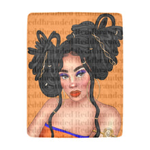 Load image into Gallery viewer, Orange Dread Girl Blanket
