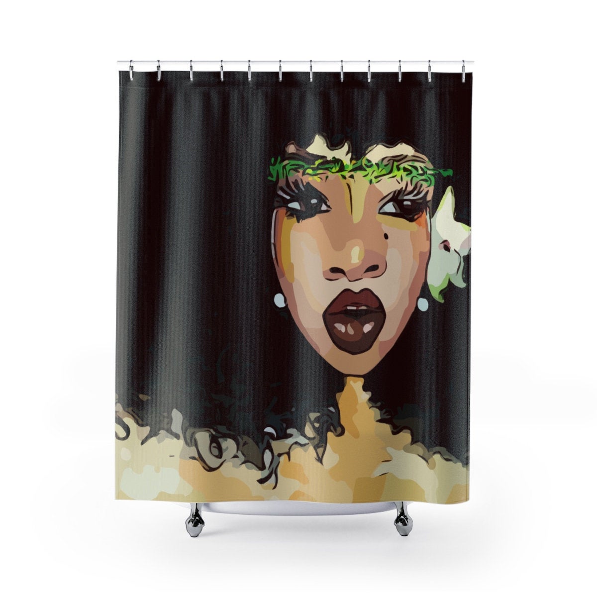 Custom Diva Shower Curtain