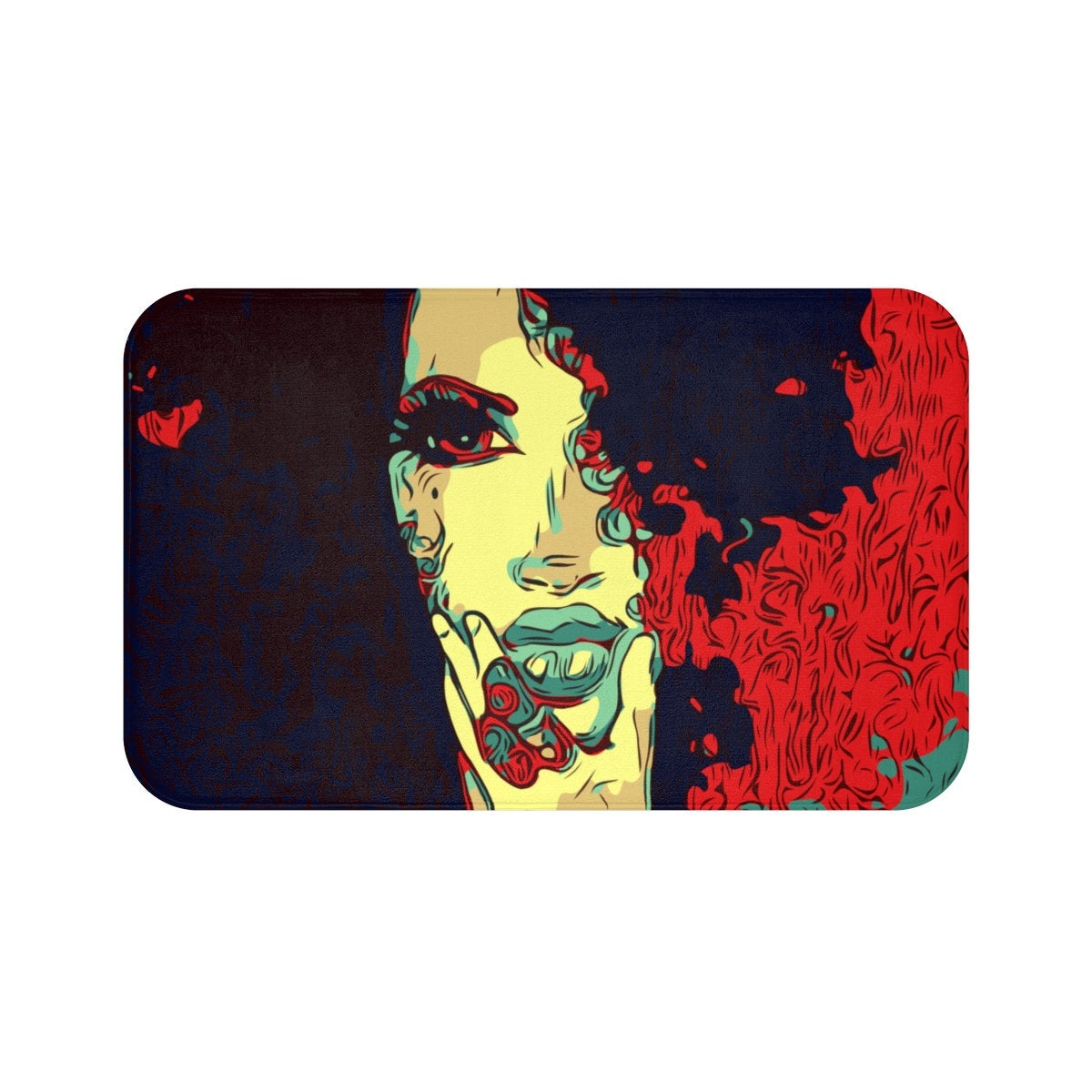 Lady Red Bath Mat