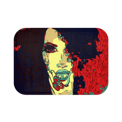 Lady Red Bath Mat