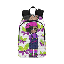 Load image into Gallery viewer, Purple &amp; Pink Skating Girl Backpack
