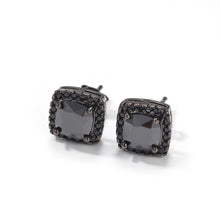 Load image into Gallery viewer, Square Zirconia Pink Earrings

